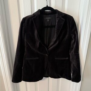 Ann Taylor Black Velvet Blazer